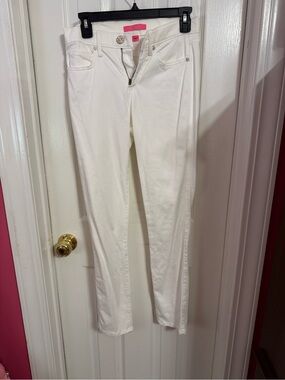NWOT Lilly Pulitzer White Skinny Jeans